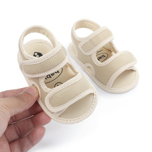 Vendita calda colorata 0-1 anno <span class=keywords><strong>sandali</strong></span> estivi ragazzi ragazze di apprendimento per bambini all'aperto scarpe da passeggio per bambini pantofole - Product Image 2