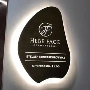 Lowest Price Best Quality Modern Style Metal Frame Acrylic Illuminated Led Advertising Light Boxes for Stores Shops Company Logo