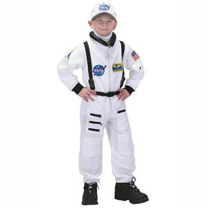 Disfraz de Astronauta Espacial Blanco para Adultos y Niños, Estilo Moderno para Fiestas de Halloween y Actuaciones en Escenario - Product Image 5