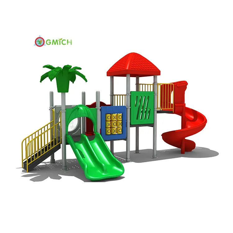 Kids durable and colorful slide children playground equipment used amusement rides for sale JMQ-V1