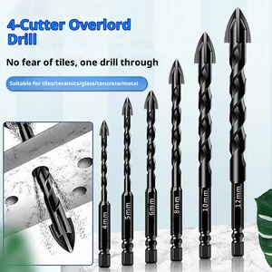 HUIXIN HX-133 Carreau de Forage Trou Béton à Quatre Trous Overlord Tout-Céramique <span class=keywords><strong>Verre</strong></span> Spécial Croix Triangle <span class=keywords><strong>Foret</strong></span> en Acier au Tungstène - Product Image 2