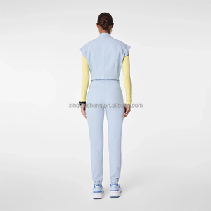 Divisa Medica Ecologica Traspirante, Tuta Personalizzabile con Logo, Uniforme da Infermiera Monopezzo <span class=keywords><strong>per</strong></span> Donne, Abbigliamento Ospedaliero - Product Image 3