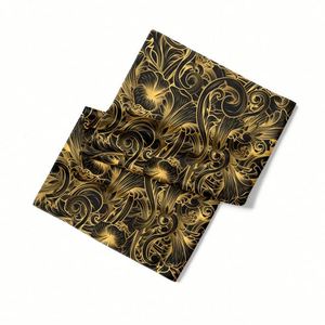 Custom Silk Scarf for Women Luxury Soft Lightweight Elegant Floral Print Fashion Accessory Gift <b>Wrap</b> for Ladies Spring Summer - Product Image 4