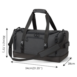 Sac de voyage et de sport imperméable de grande capacité de 36 L, sac de sport multifonctionnel - Comprend un compartiment séparé pour les chaussures, fermeture éclair. - Product Image 3