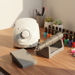 Taladro de Uñas Portátil de 80W de Alta Potencia con Motor de Escobillas, 45000 RPM, Herramienta Profesional para Manicura y Pulido en Laboratorios Dentales - Product Image 3