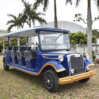 BFF Kepler Bus touristique électrique qualité 6/8/14 places voitures anciennes classiques Vintage voiturette de Golf visite confortable