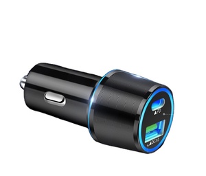 QC3.0双USB车载充电器2端口充电器USB插头通用充电适配器C型快速充电器快速充电手机 - Product Image 6