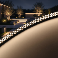 Nouvelle bande néon flexible anti-reflet en nid d'abeille, couleur unique / pixel RVB, bande lumineuse douce pour l'éclairage et la décoration commerciaux