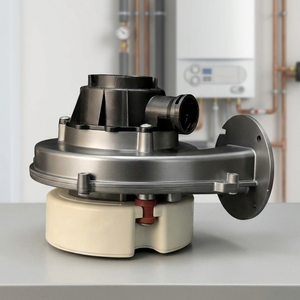 Souffleur triphasé industriel à prémélange complet 220V pour <span class=keywords><strong>kit</strong></span> de conversion de chaudière murale à gaz - IP55 résistant aux hautes températures sans balais - Product Image 1