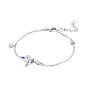 Pulseras y Brazaletes de Plata 925 con Dijes de Estilo Nuevo 2025, Joyería Fina, Venta al por Mayor Personalizada de Fábrica - Product Image 1