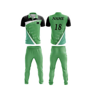 Top de uniforme de poliéster de ropa deportiva de equipo de cricket hecho a medida más vendido con diseño de logotipo impreso - Product Image 4