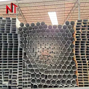 Profilé de tube en alliage d'aluminium extrudé enduit de poudre bon marché pour tube et tuyau en aluminium industriel 6061 t6