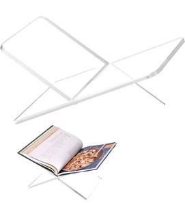 Artful Custom Clear Acrylic Multi-funcional Cook Book Display Stand con 3mm-6mm de espesor - Product Image 1