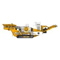 Concasseur à mâchoires mobile pour carrière de pierres, machine de concassage pour granit et minerai d'or