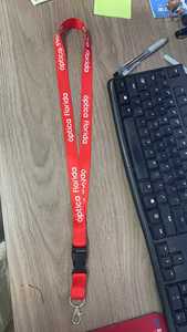 Custom Business Polyester Four-section Buckle Heat Transfer <b>Card</b> <b>Holder</b> <b>Lanyard</b> Multi-function Detachable Safety Buckle - Product Image 4