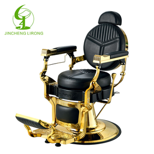 Fauteuil de Barbier Lave-Tête Jincheng Professionnel Rétro, Mobilier de <span class=keywords><strong>Salon</strong></span> de Coiffure Durable, Marron, Blanc, Or, Vert, Gris - Product Image 5