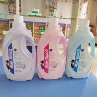 Détergent liquide doux en tissu, boîte de détergent, savon liquide, emballage 2 l