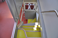 ANKAI double pont citybus 12 mètres 76 sièges toit ouvert avec toit de sécurité bus touristique couleur et motif gratuit personnalisé