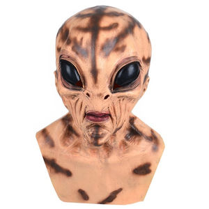 Máscara <span class=keywords><strong>de</strong></span> alienígena <span class=keywords><strong>de</strong></span> Halloween Scary Horrible Horror Alien Supersoft Mask Headgear Creepy Party Decoration Funny Cosplay Prop Masks - Product Image 2
