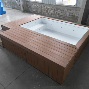 Piscina Elevada de Fibra de Vidrio con Sofá Lounge, Resistente a Rayos UV y Grietas, Fácil de Instalar, Capacidad Personalizada para Uso en Exteriores, Villas y Hoteles - Product Image 2