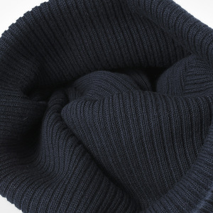 Dệt Kim Mũ Mùa Đông 100% Cotton <span class=keywords><strong>Beanie</strong></span> Gấp Mùa Đông Skull Cap Biểu Tượng Tùy Chỉnh Jacquard Thêu Đan Ấm <span class=keywords><strong>Beanie</strong></span> - Product Image 6