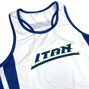 Wholesale Custom Training Jogger <b>Tank</b> Top Shorts Set Sublimation Quick Drying Running Jersey Set - Product Image 5