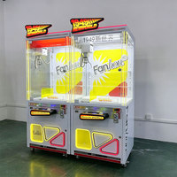 Machine à griffes commerciale en métal, jeu d'arcade à monnayeur, fabricant OEM ODM, logo personnalisé, usine, centre commercial, FEC, anglais