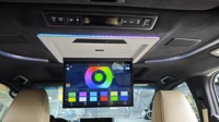 Moniteur de toit rabattable pour voiture Android XTRONS de 17,5 pouces pour Toyota Alphard ANH30 2015-2022, écran tactile IPS, éclairage ambiant