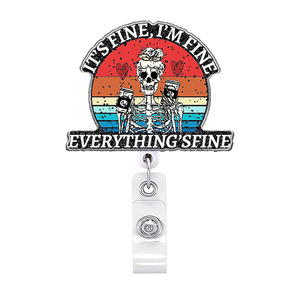 New bán buôn Chất lượng cao Acrylic y tá huy hiệu Reel trang trí cho y tá phụ kiện - Product Image 6