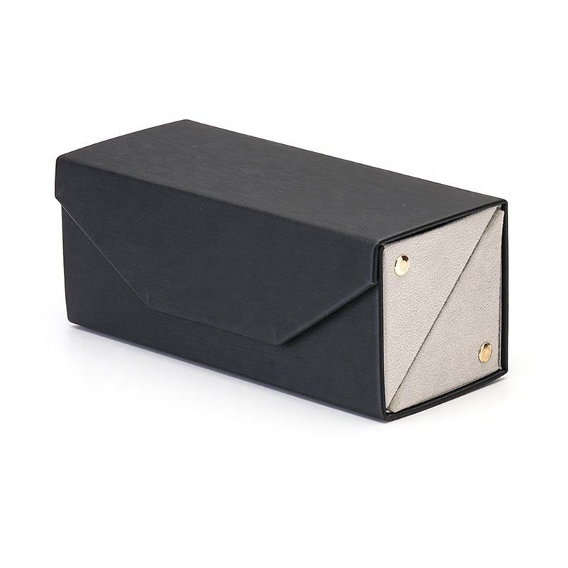 2023 Luxury Popular Leather Glasses case Foldable Sunglasses case ...