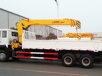 12 tonnes SQ12SK3Q grue hydraulique montée sur camion avec godet à saisir télécommande sans fil flèche d'articulation Options de flèche télescopique