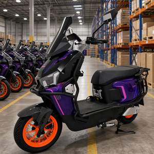 Motocicletta Elettrica Pronta per l'Esportazione con Motore da 3000W, Batteria al Litio 72V50AH, Luce Ambientale a Sette Colori e Freno a Disco Integrato nel Mozzo della Ruota - Product Image 4