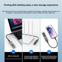 M.2 NVME SATA Dual Protocol SSD, kandang USB 3.1 3.2 Gen 2 10Gbps 2TB eksternal PCIE SATA NGFF M2 Tipe C SSD