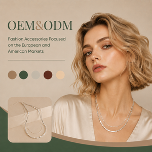 Collares de cadena tipo caja multicapa chapados en plata al por mayor OEM/ODM, joyería minimalista para mujer - Product Image 1