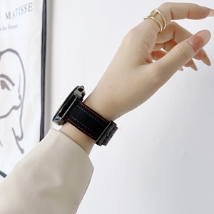 BEEFLYPOWER Correa de Cuero Genuino de Fábrica de 22 mm y 20 mm para Reloj Inteligente, Correa para <span class=keywords><strong>Samsung</strong></span> <span class=keywords><strong>Active</strong></span> <span class=keywords><strong>2</strong></span> 3/Galaxy <span class=keywords><strong>Watch</strong></span> 3 4 - Product Image 5