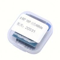 Penjualan Terlaris Modul Layar OLED 0.66 Inci untuk Modul D1 MINI ESP32 Arduino AVR STM32 64x48 Layar LCD 0.66" IIC I2C OLED