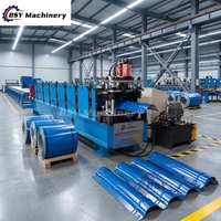 Machine de formage à froid pour capuchons de toit en acier, machine de finition des toitures métalliques pour la construction de toitures