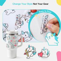 Papier autocollant imprimable Likcut pour imprimante jet d'encre, transparent, 8,5" x 11", matériau imperméable résistant à la déchirure, support découpé