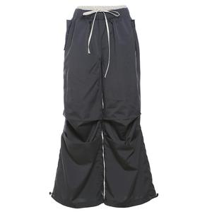 Nouvelle collection été : Ensemble pantalon ample taille haute et débardeur licou couleur unie pour <span class=keywords><strong>femme</strong></span> - Product Image 5