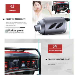Generador de Gasolina Portátil Silencioso de Alta Calidad de 2kw 2.8kw 5kw 6.5kw 7kw Monofásico 230V con Motor de Cobre - Product Image 4