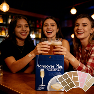 Patch transdermique naturel certifié CE pour la défense contre la gueule de bois, vitamines et suppléments, patch contre la gueule de bois, patch pour soigner la gueule de bois - Product Image 1