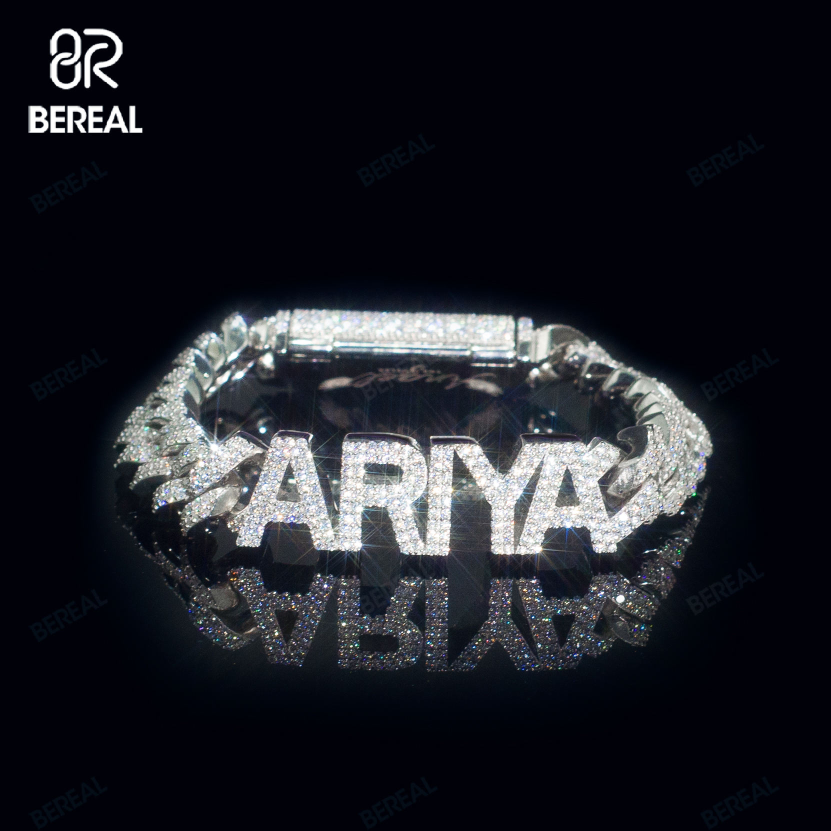 moissanite cuban chain