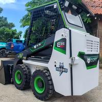 Chargeuse sur pneus électrique, chargeuse compacte E35, batterie au lithium CATL 21,29-29,17 kWh, chargeuse compacte mini 350 kg, autonomie de 6 à 8 heures, recharge possible