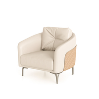 Modernes Zeitgenössisches Wohnzimmer Büro-Möbel Ledersofa Ecksofa U-förmige Kombination Modulares Sofa-Set