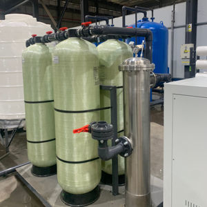 औद्योगिक रिवर्स ऑस्मोसिस (आरओ) + पॉलिशिंग + ईडी जल शुद्धिकरण प्रणाली - Product Image 1