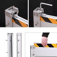 Barrière automatique de porte d'inondation pour la maison système de contrôle d'inondation de l'eau barrières de Protection de porte en aluminium maison Garage barrière anti-inondation