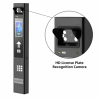 Sistema de Gestión de Estacionamiento Inteligente con Pantalla LCD de 10.1 Pulgadas, Reconocimiento de Matrículas (LPR/ANPR), Máquina Integrada, Resistente a la Intemperie para Exteriores