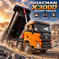 Самосвал Shacman X3000 8x4, профессиональная конструкция, 240 л.с./300 л.с., стандарт выбросов Евро-2, трансмиссия, в продаже