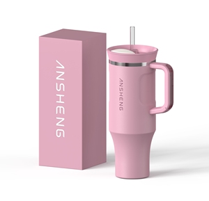 Bulk Custom Logo 40oz Stainless Steel Insulated Travel Coffee Mug Tumbler With Straw And Lid