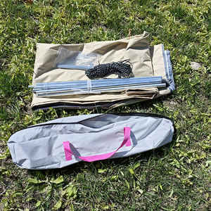 3X3m Revêtement en gel argenté pour le camping Extérieur Imperméable Bon marché Voile pare-soleil extérieur - Product Image 4